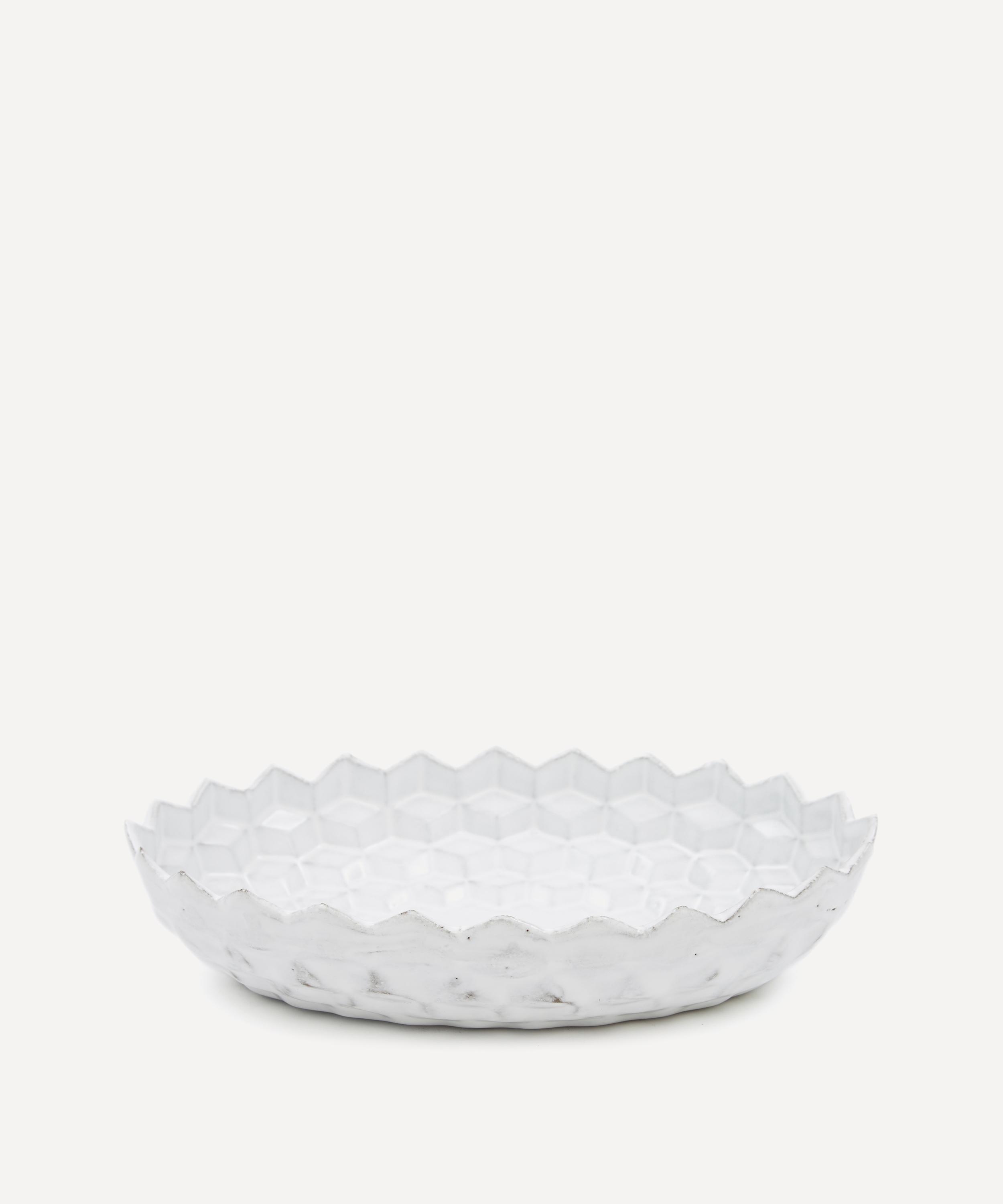 Astier de Villatte - Cube Oval Salad Bowl image number 0