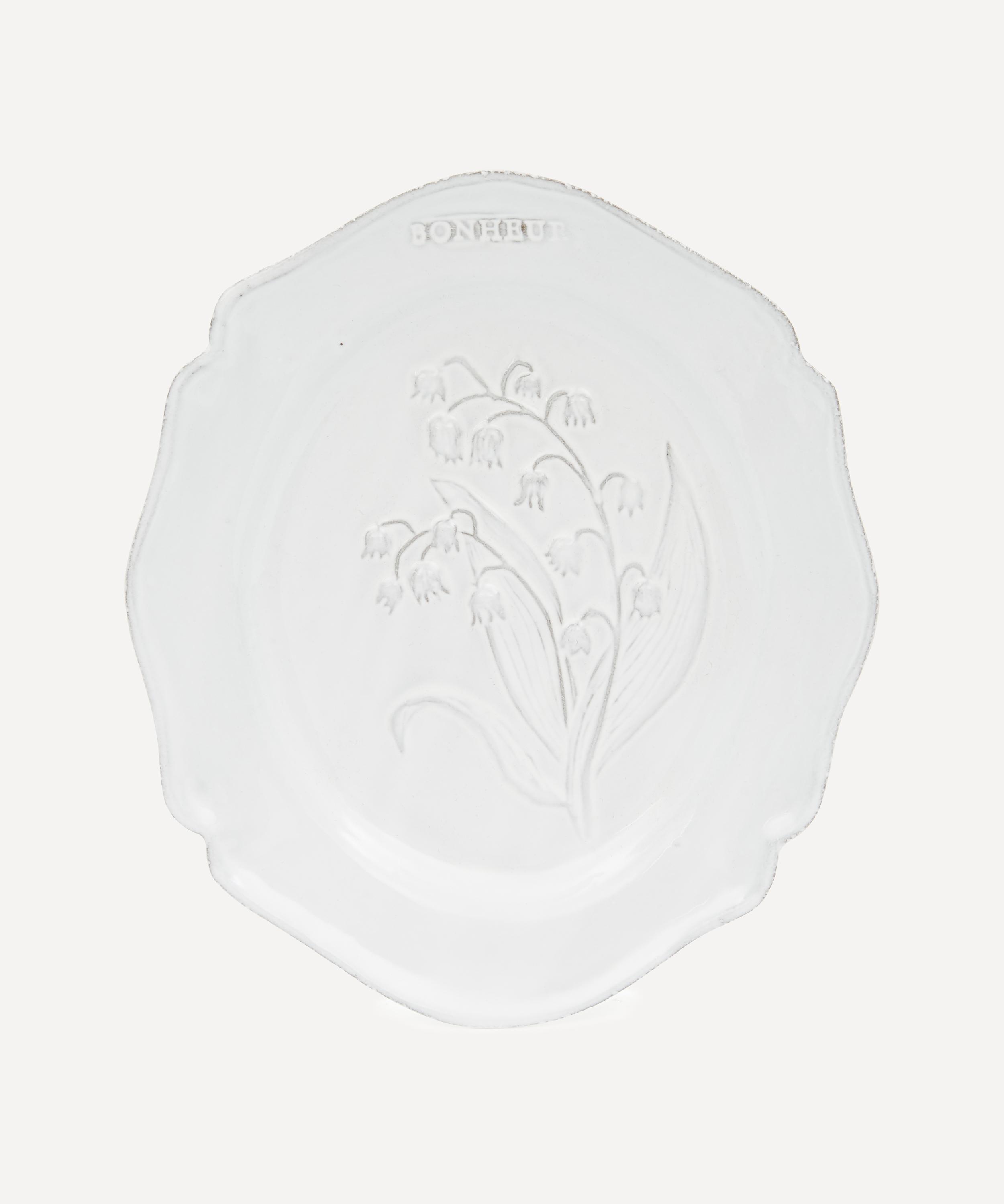 Astier de Villatte Fleurs Dessert Plate | Liberty