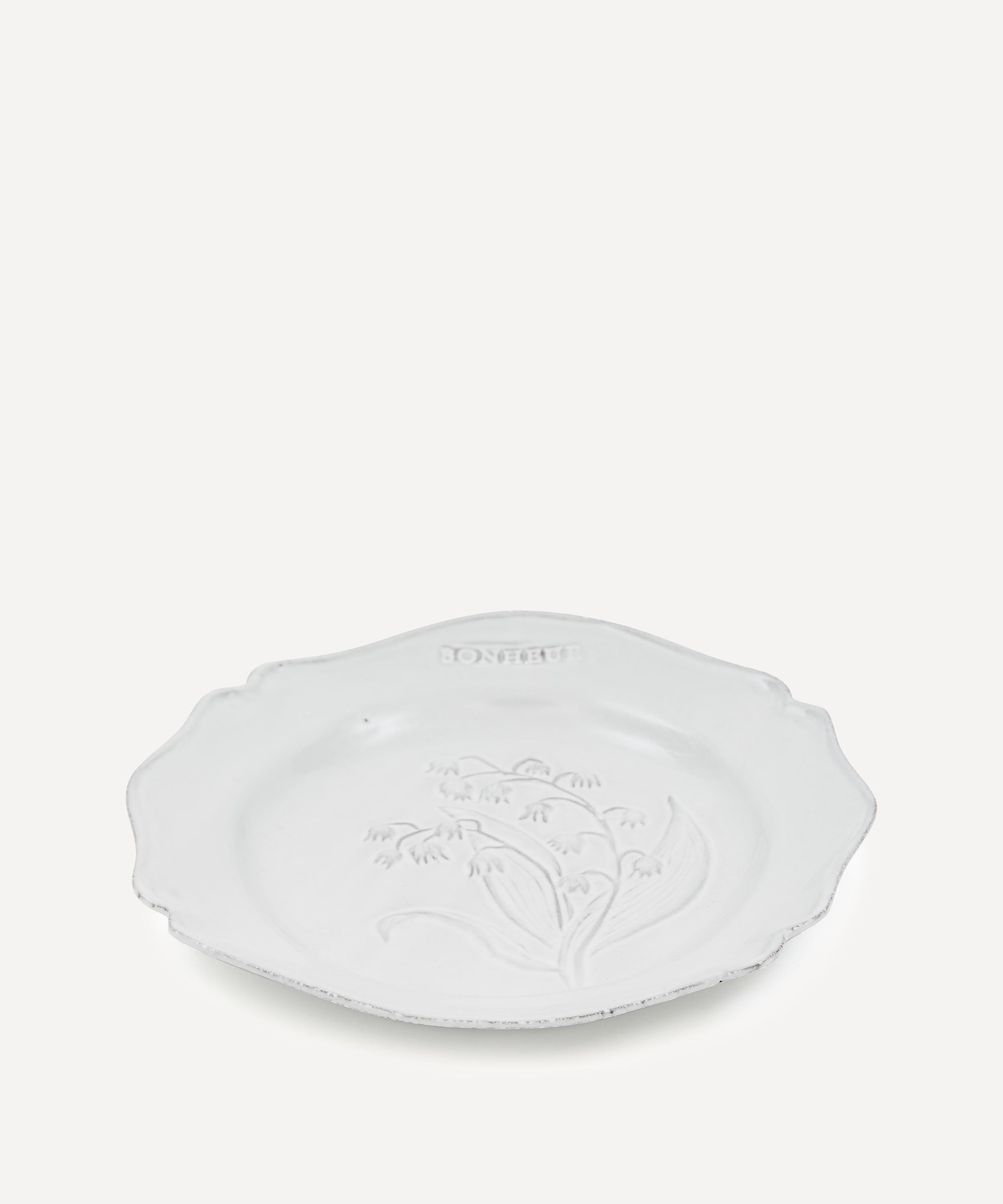 Astier de Villatte - Fleurs Dessert Plate image number 1