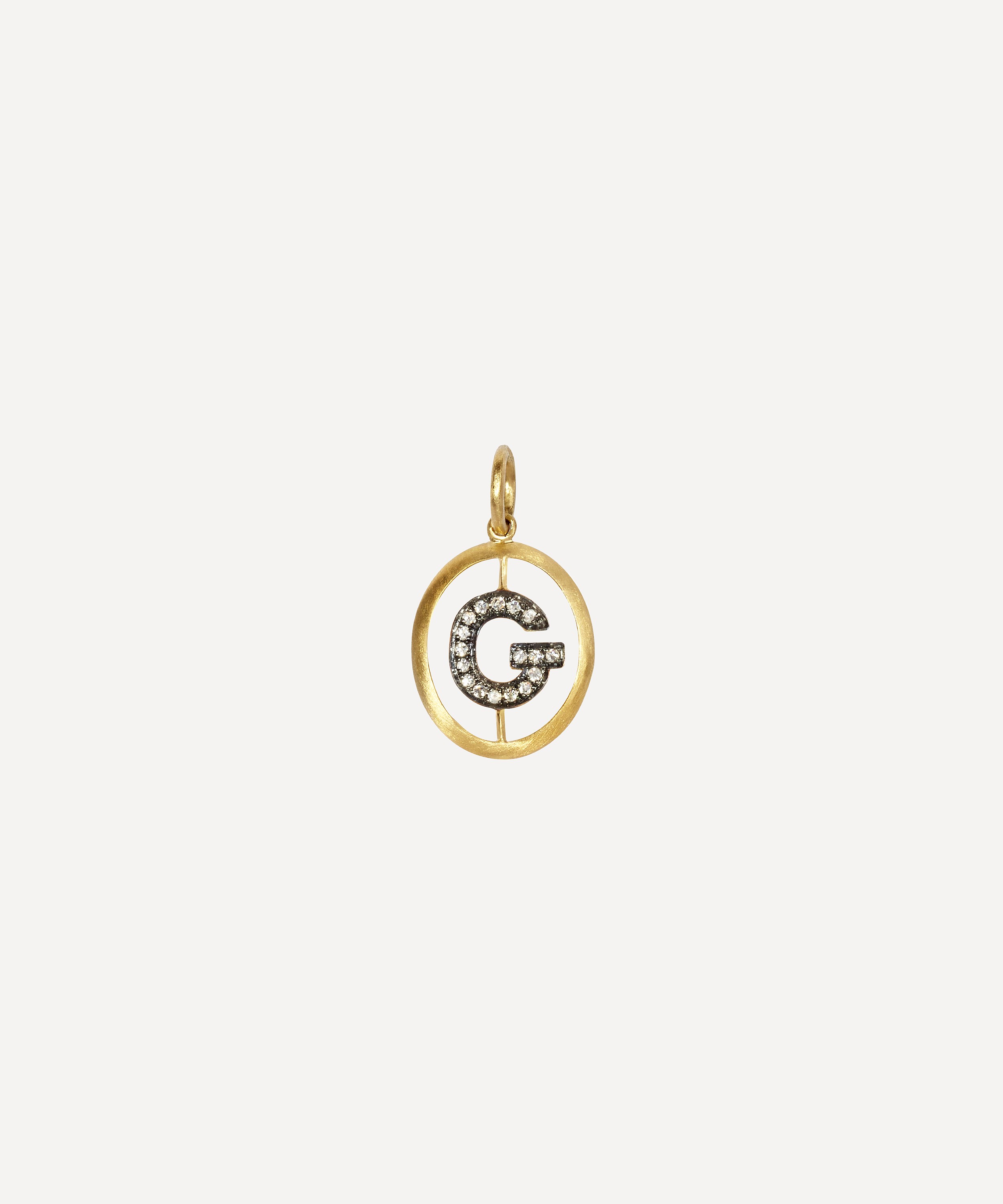 Annoushka - 18ct Gold G Diamond Initial Pendant