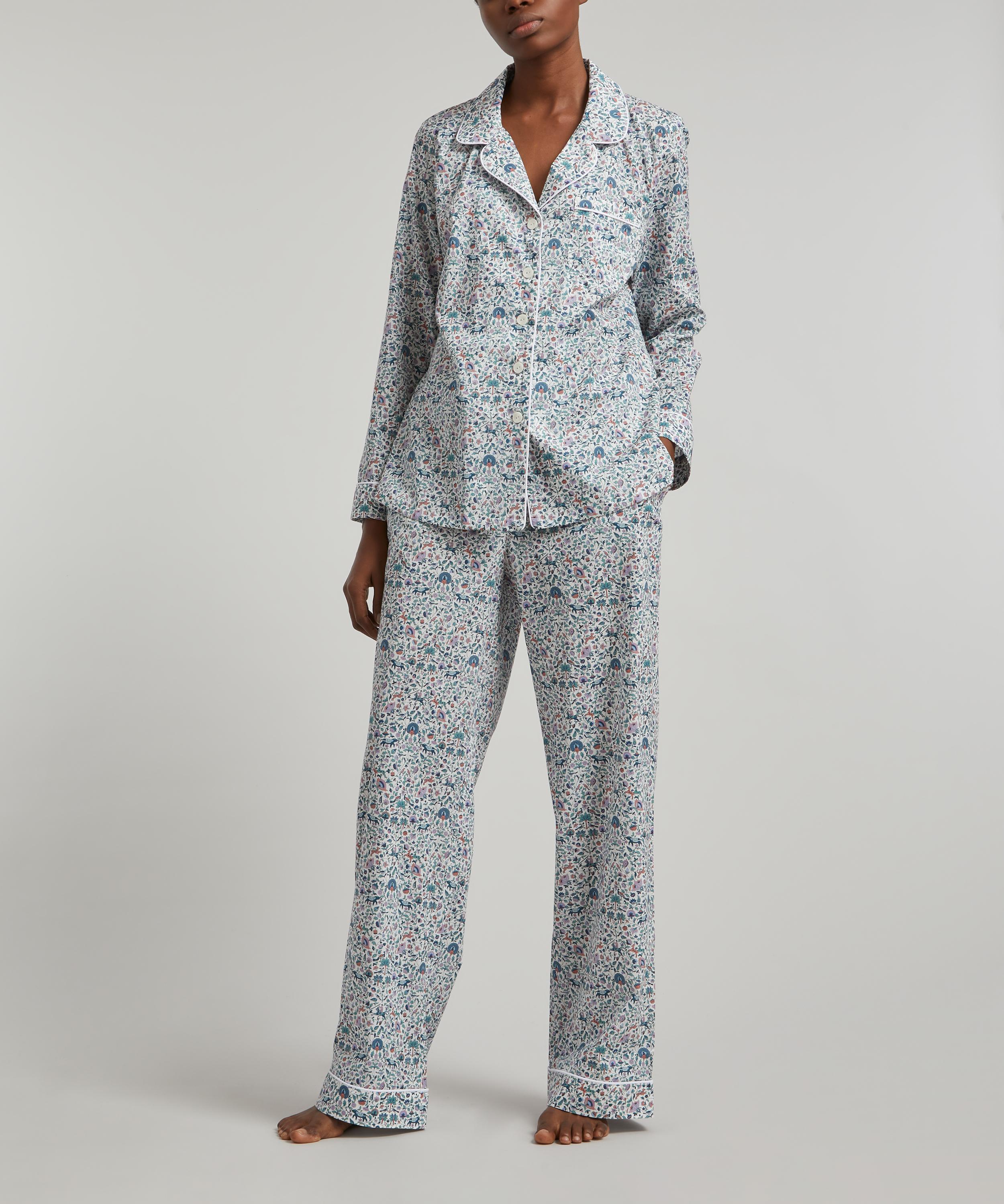 LTS Tall Women's Grey Moon & Star Print Cotton Pyjama Set