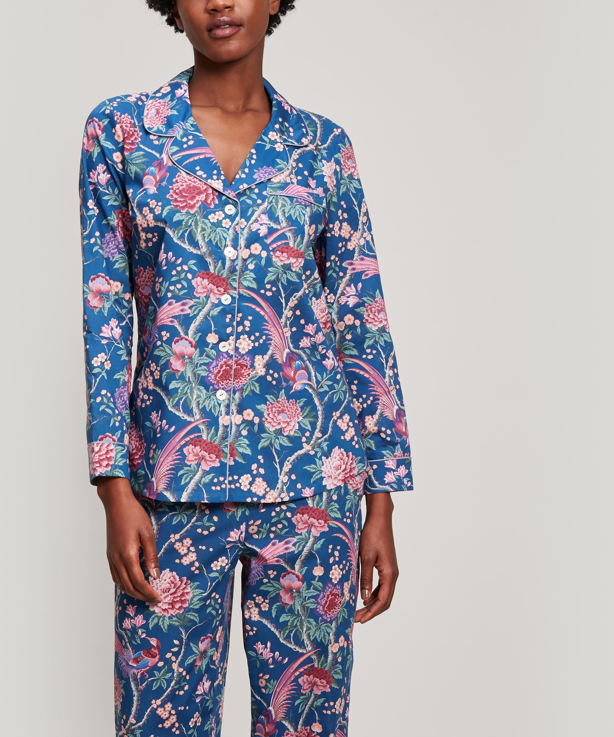 Ensemble Pyjama femme popeline de coton douce – Liberty Tana Lawn