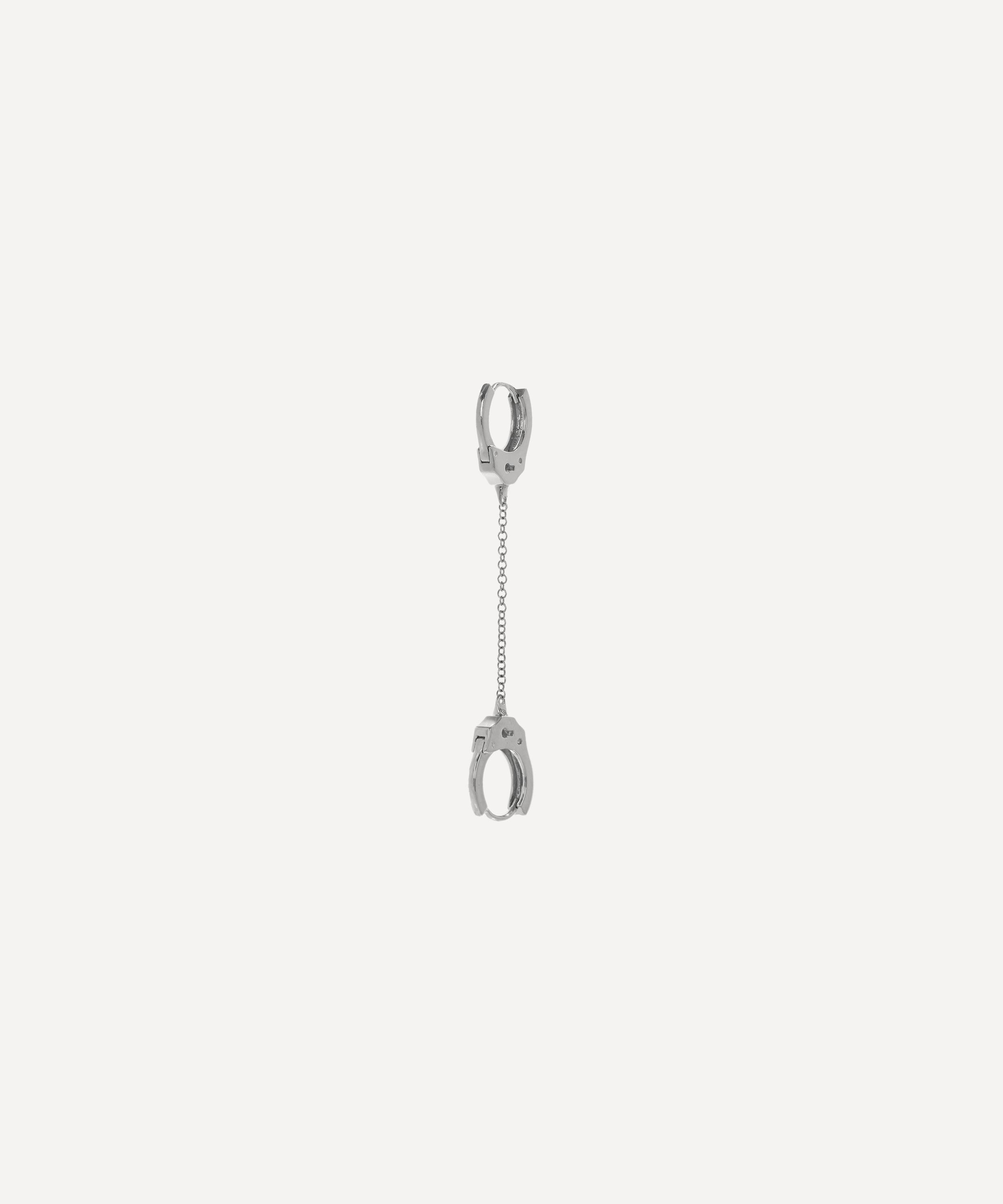 Maria Tash - 14ct 8mm Handcuff Hoop Earring with Medium Chain image number 3