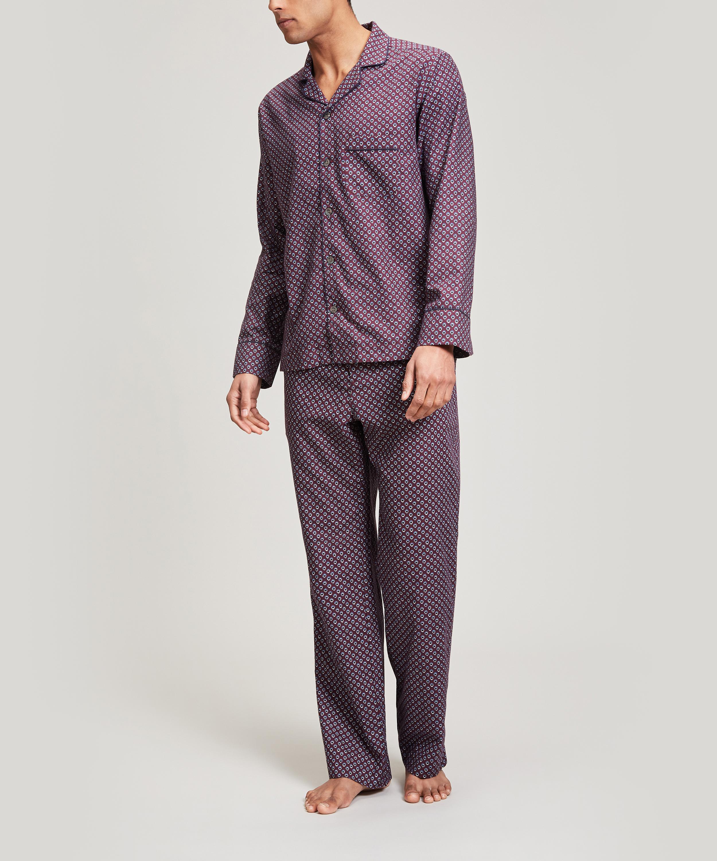 Liberty - Juno Brushed Cotton Long Pyjama Set image number 1