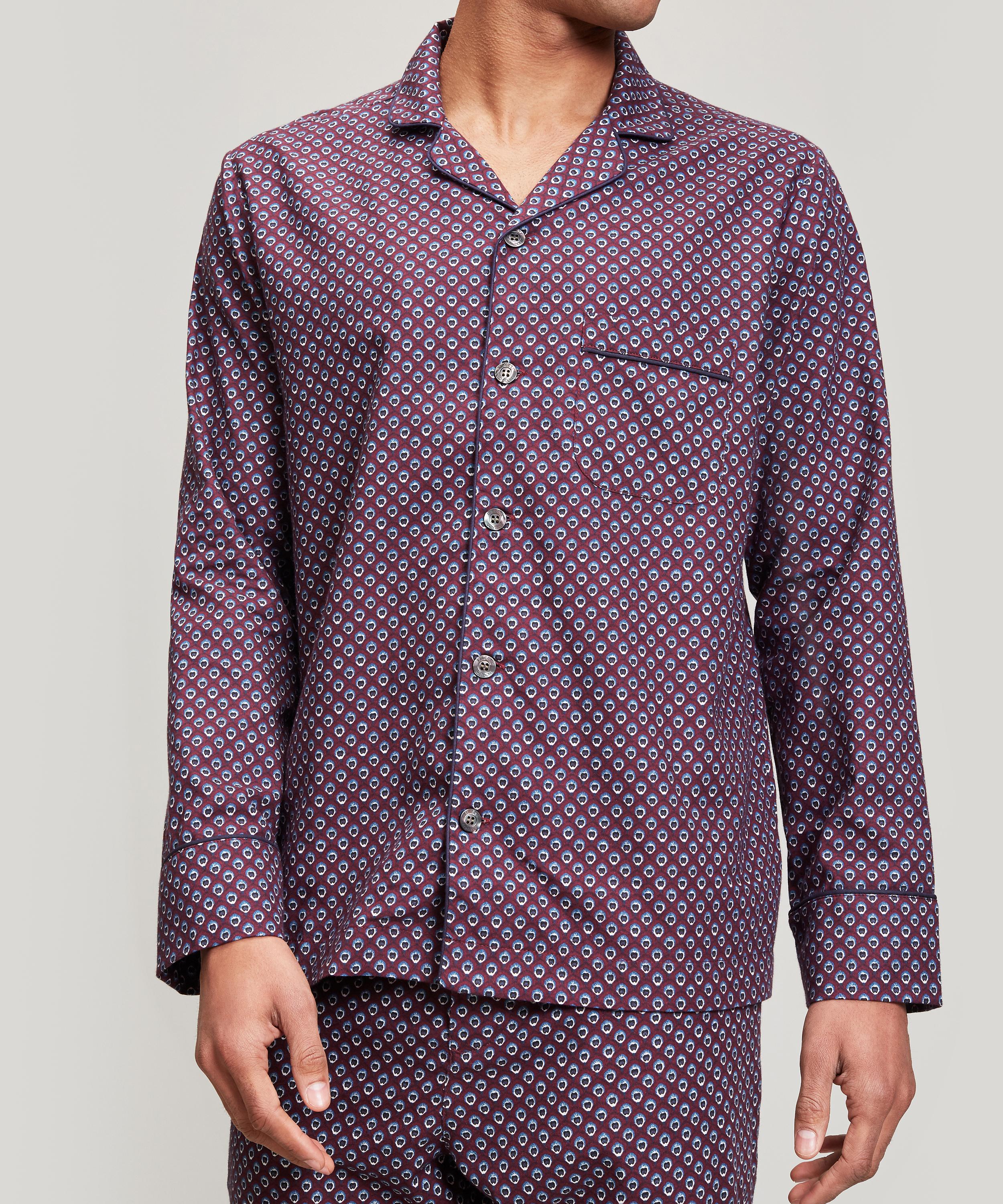 Liberty - Juno Brushed Cotton Long Pyjama Set image number 3