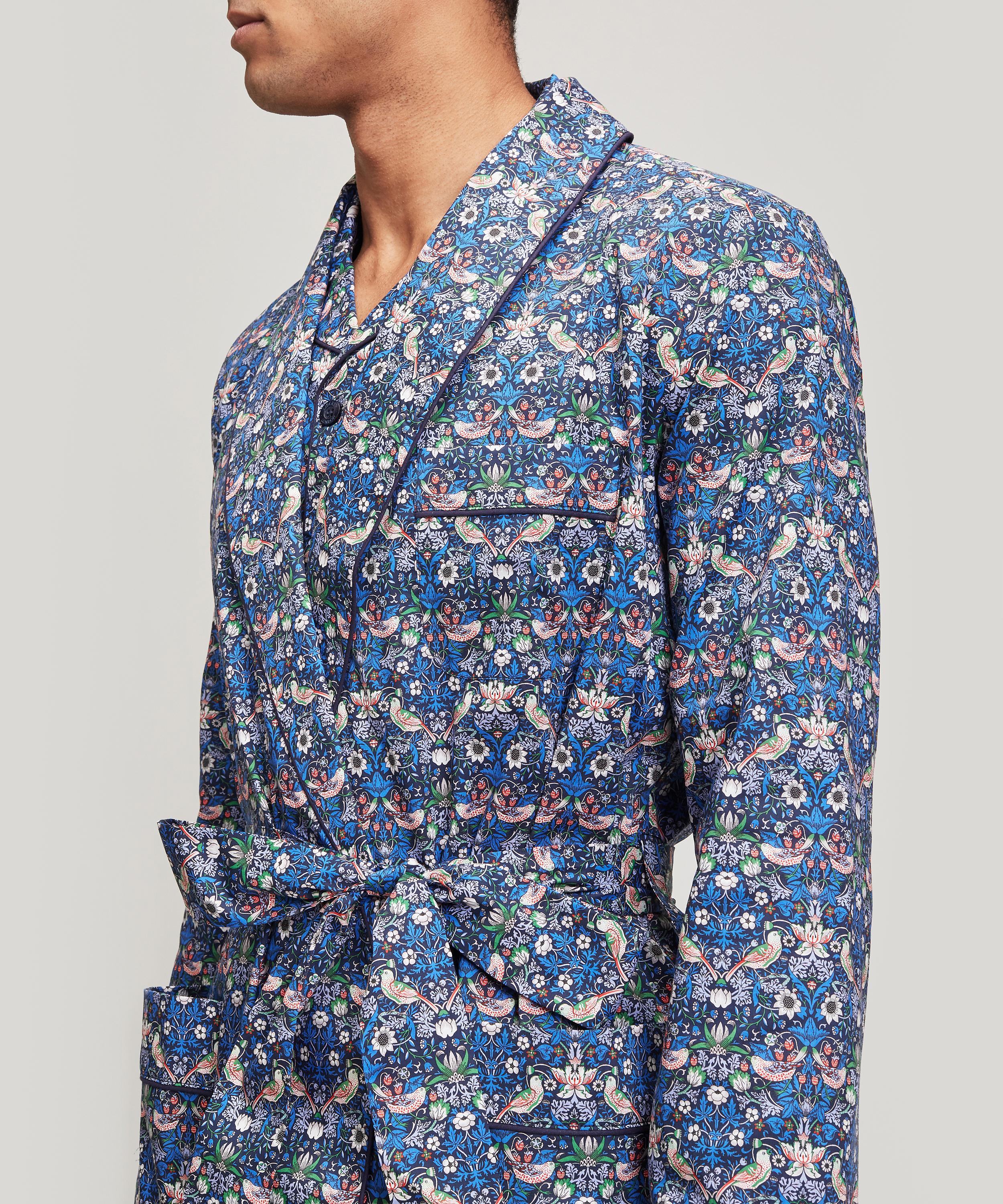 Liberty - Strawberry Thief Tana Lawn™ Cotton Short Robe image number 3