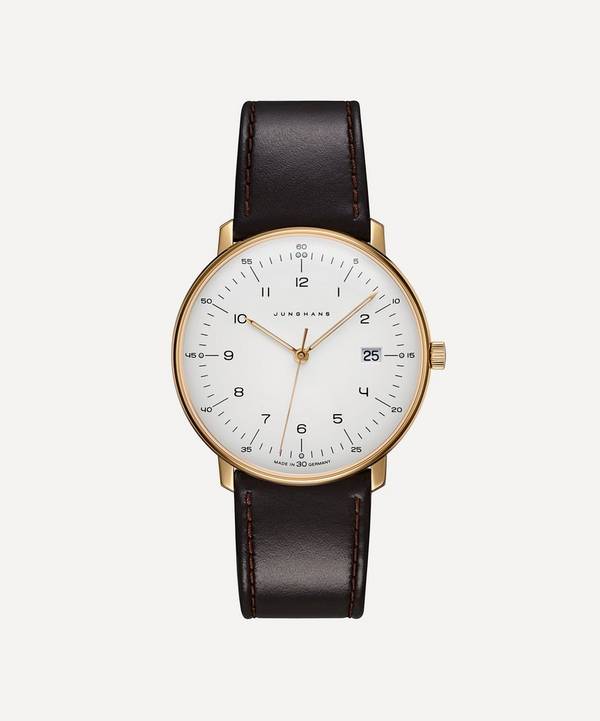Junghans - Leather Max Bill Quartz Watch