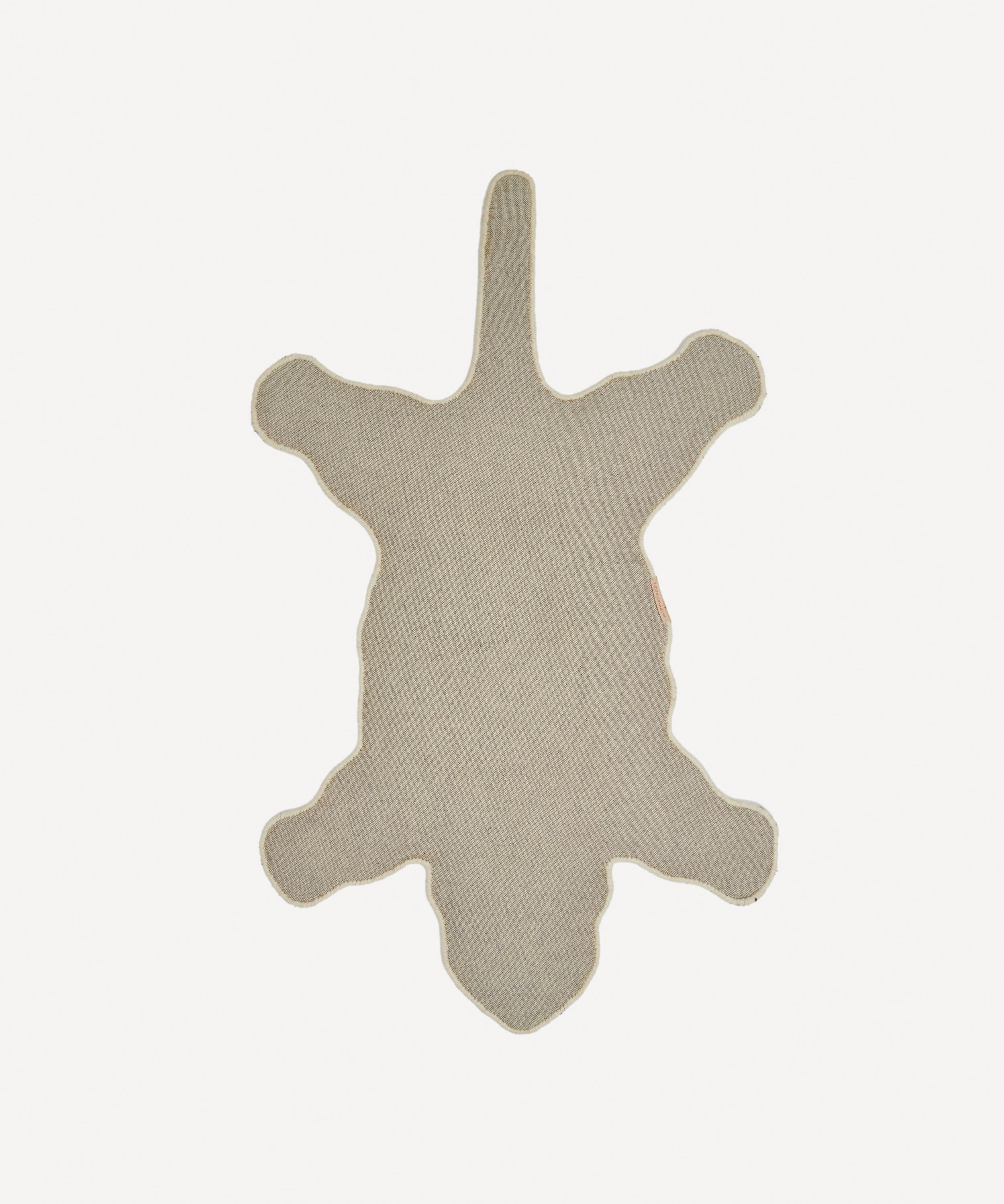 Doing Goods - Large Snowy Leopard Rug image number 1