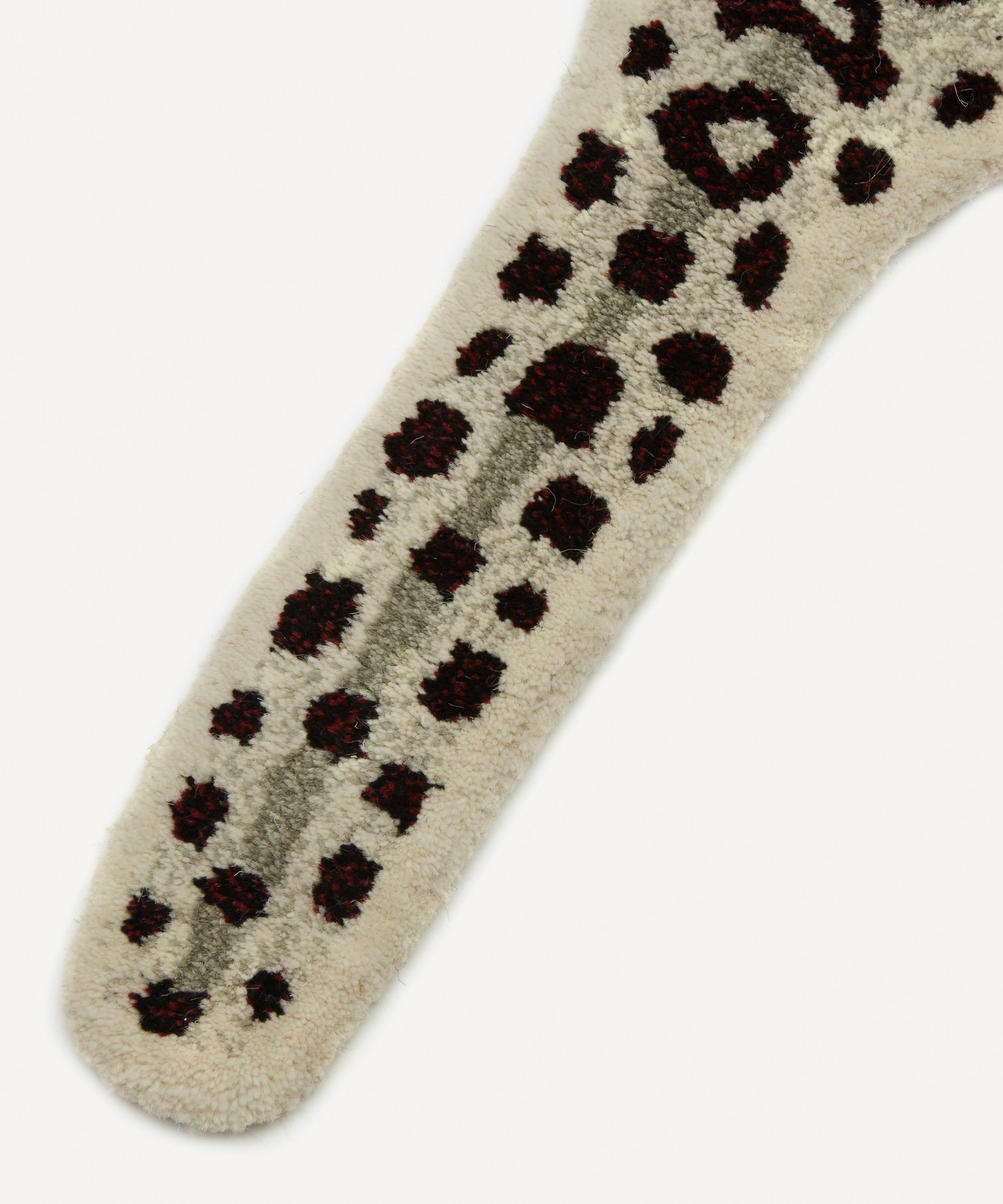 Doing Goods - Large Snowy Leopard Rug image number 3