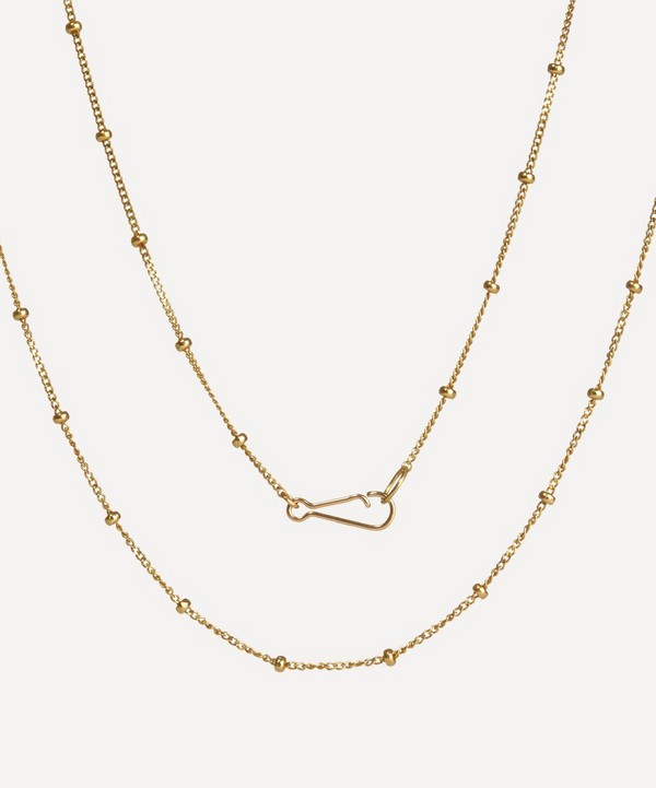 Annoushka - 14ct Gold Saturn Short Chain Necklace image number null