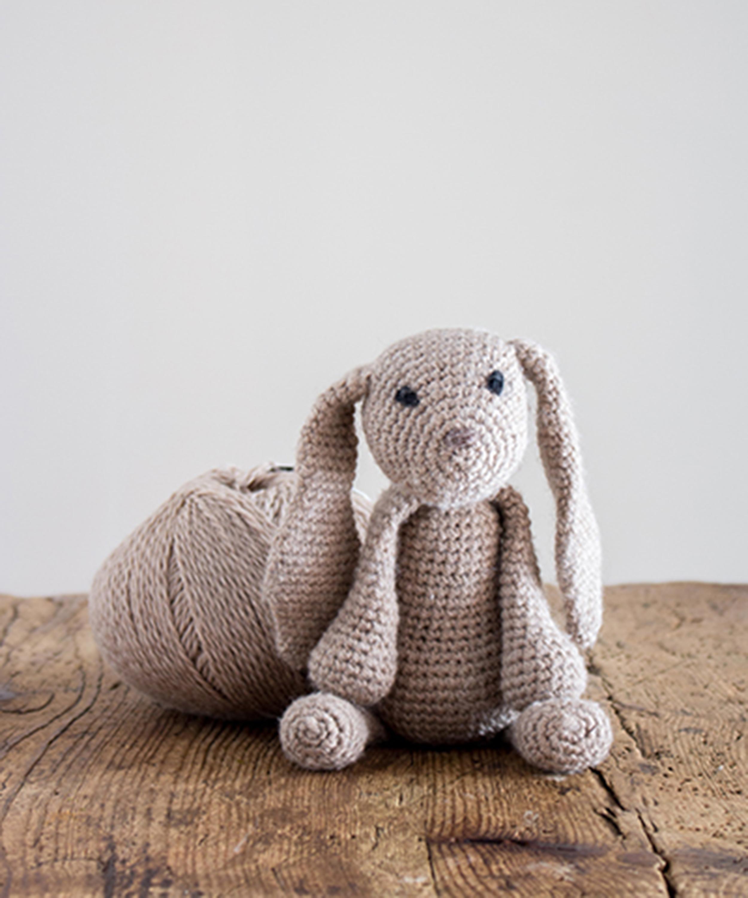 TOFT - Emma the Bunny Crochet Toy Kit image number 1