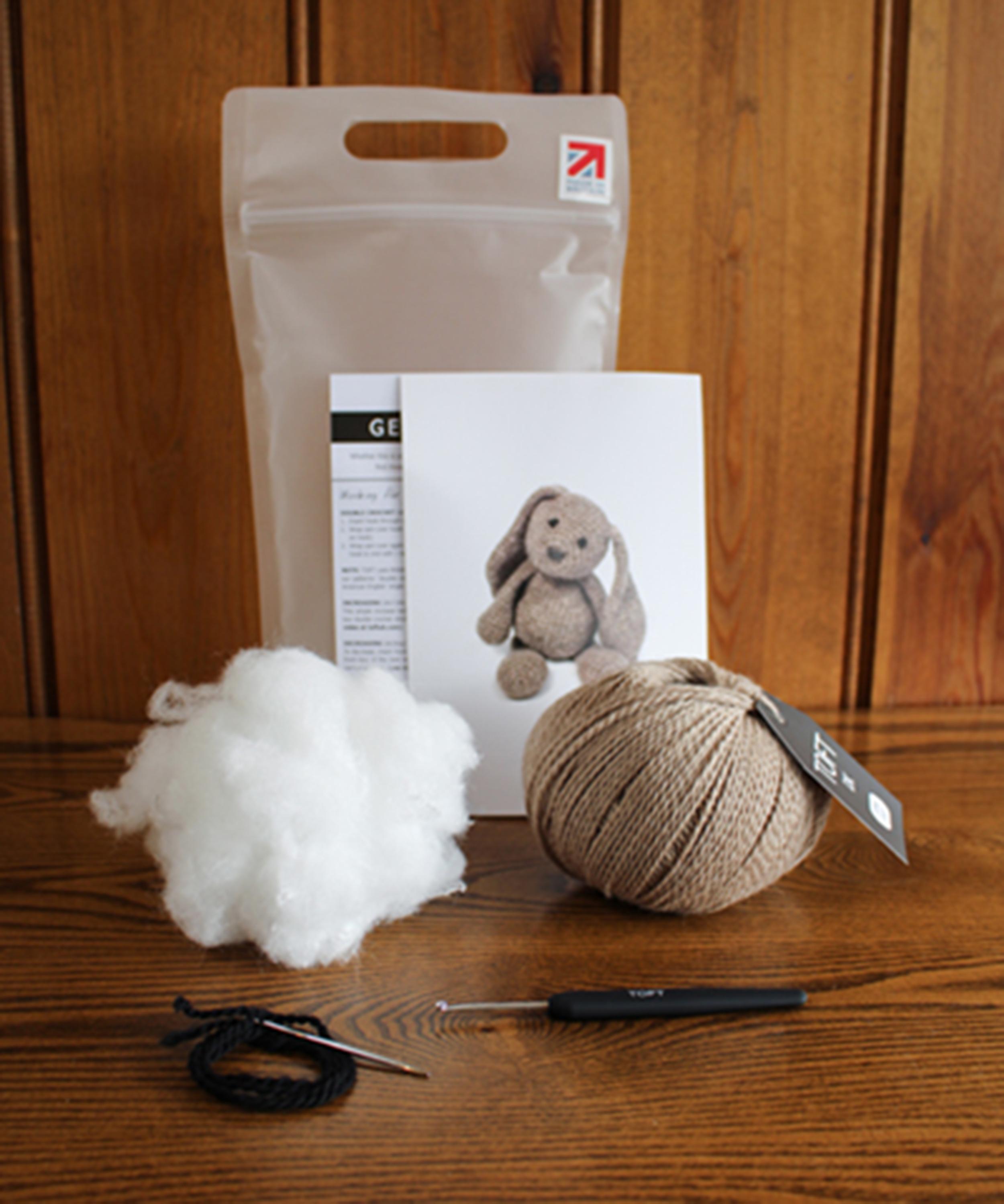 TOFT - Emma the Bunny Crochet Toy Kit image number 2