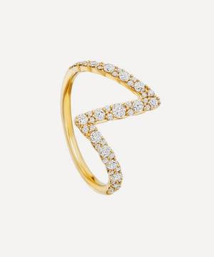 14ct Gold Flash Interstellar Diamond Ring