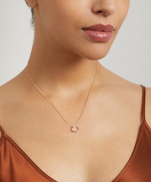 Atelier VM - 18ct Gold Cristal Rock Crystal Pendant Necklace image number 1
