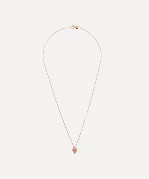 Atelier VM - 18ct Gold Cristal Pink Opal Pendant Necklace image number 3