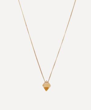 Atelier VM - 18ct Gold Cristal Citrin Quartz Pendant Necklace image number 0
