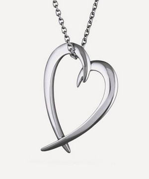 Shaun Leane - Silver Heart Pendant Necklace image number 0