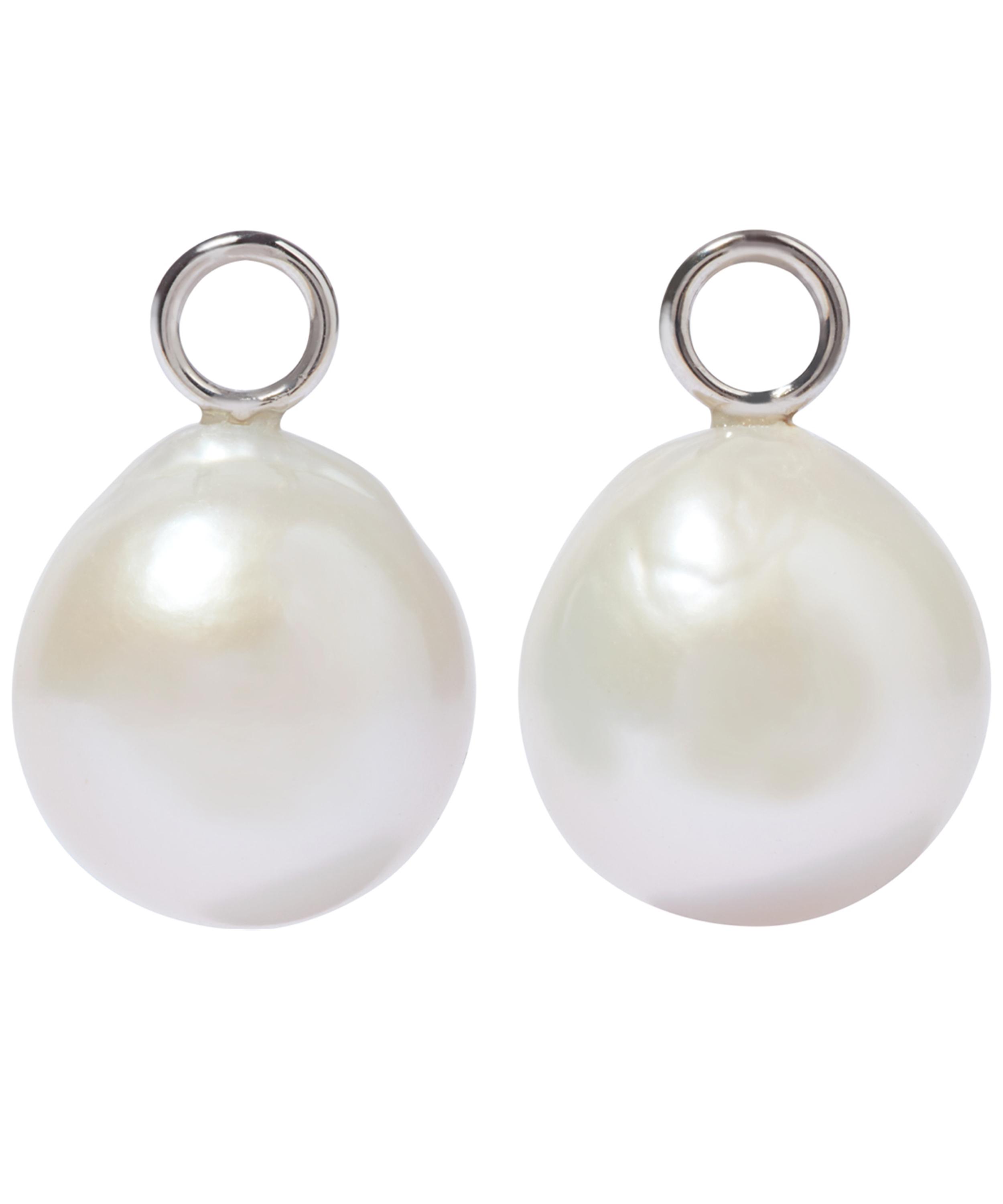 Annoushka - 18ct White Gold Large Baroque Pearl Earring Drops