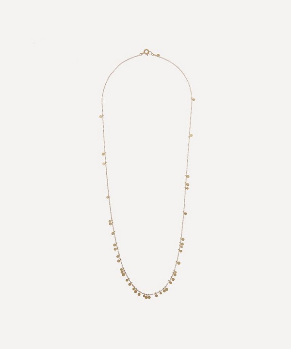 Sia Taylor - Gold Random Dot Necklace image number null