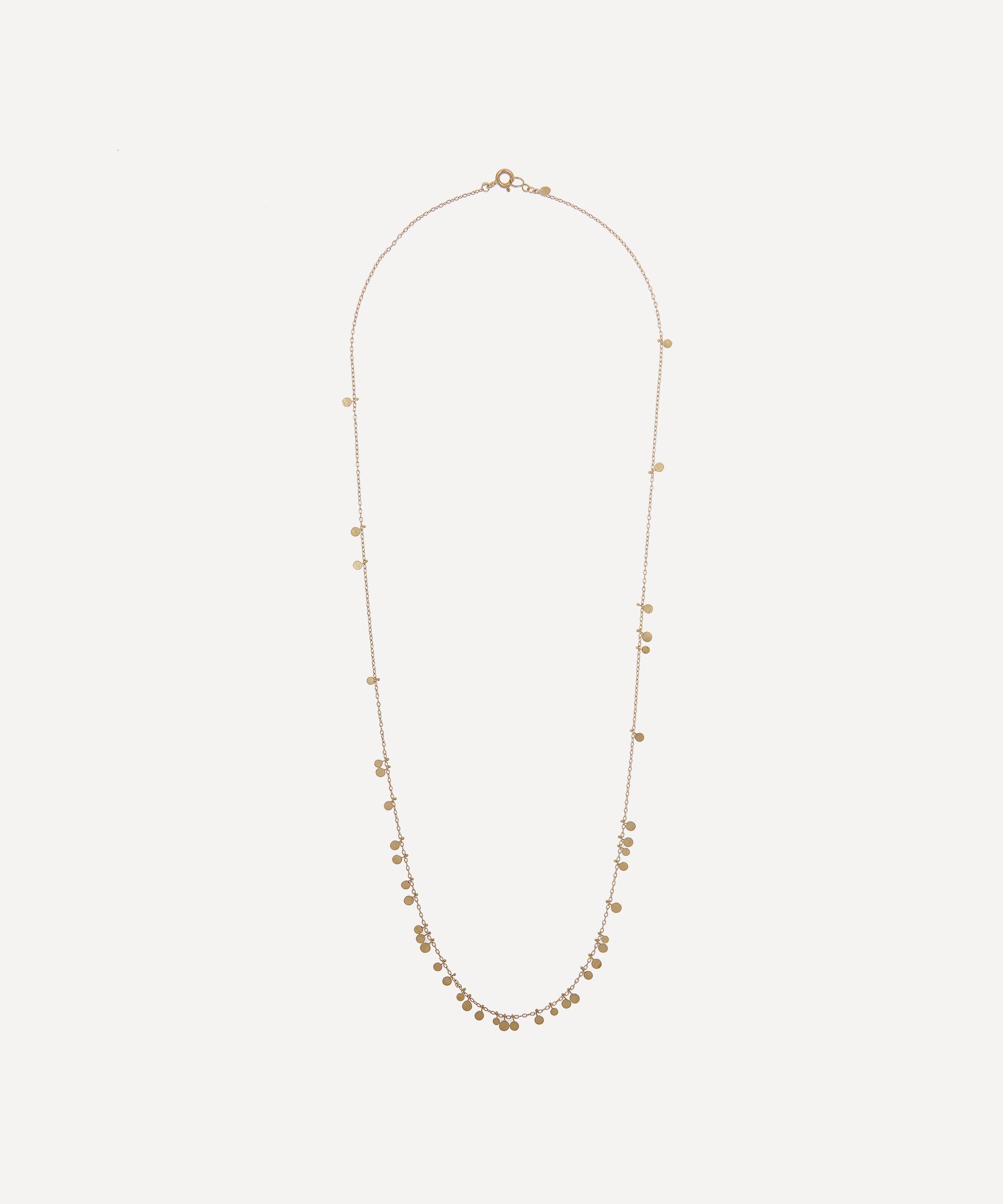 Sia Taylor - Gold Random Dot Necklace image number 0