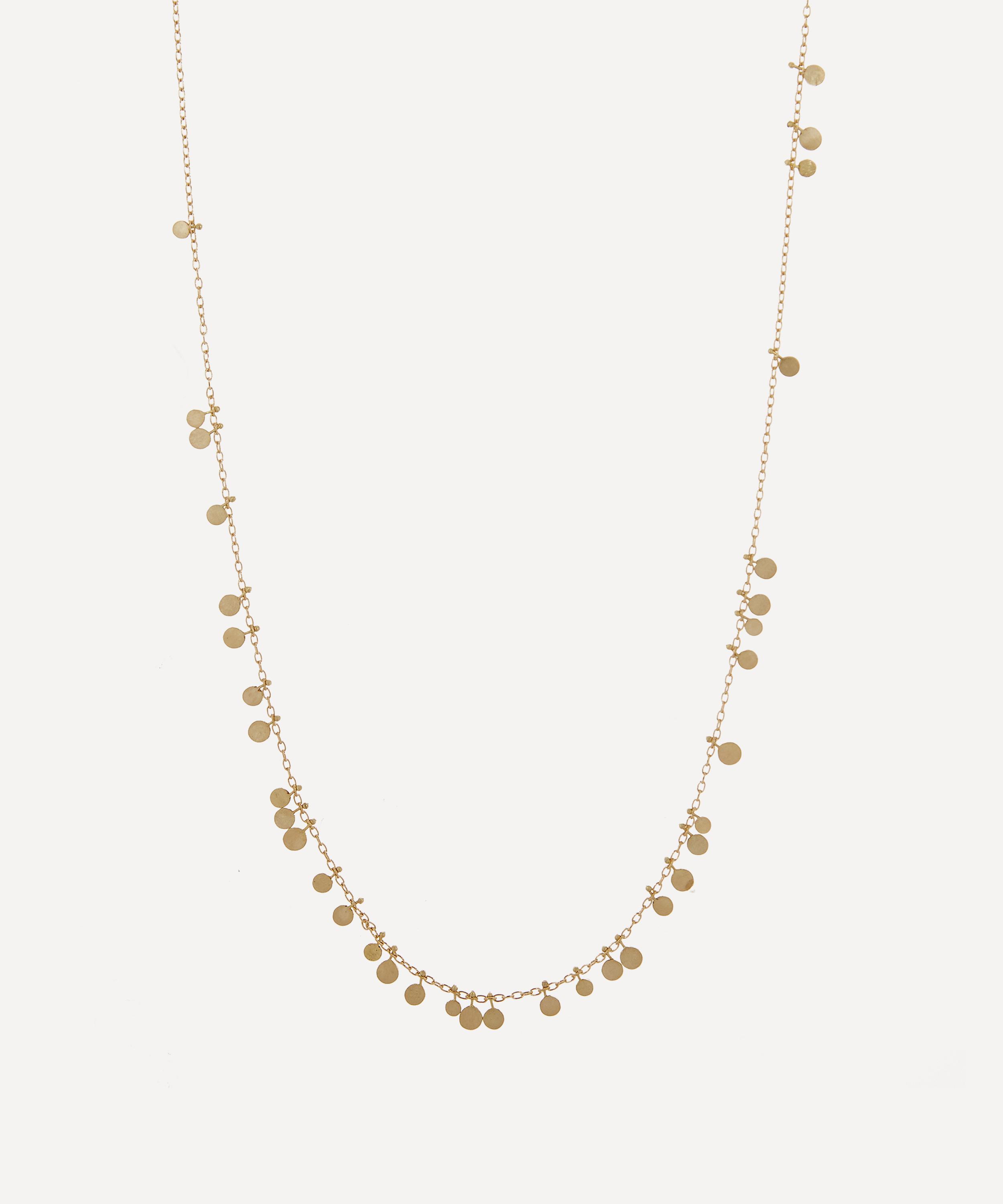 Sia Taylor - Gold Random Dot Necklace image number 1
