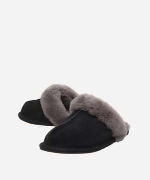 Ugg - Black/Grey Scuffette II Slippers image number 1
