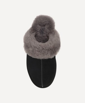 Ugg - Black/Grey Scuffette II Slippers image number 3