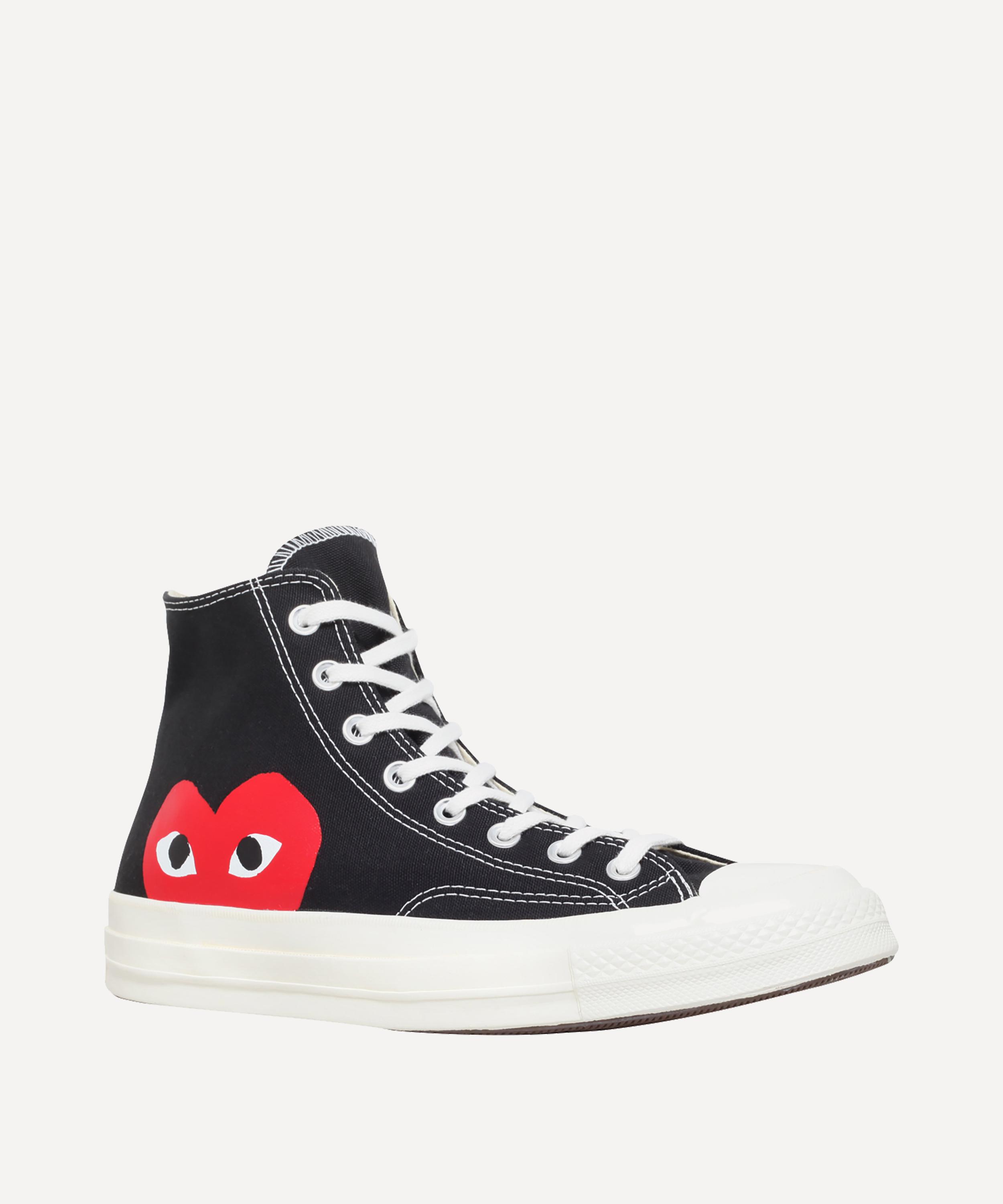 Converse Comme des Garçons Play x Converse Chuck Canvas Sneakers Hi Liberty