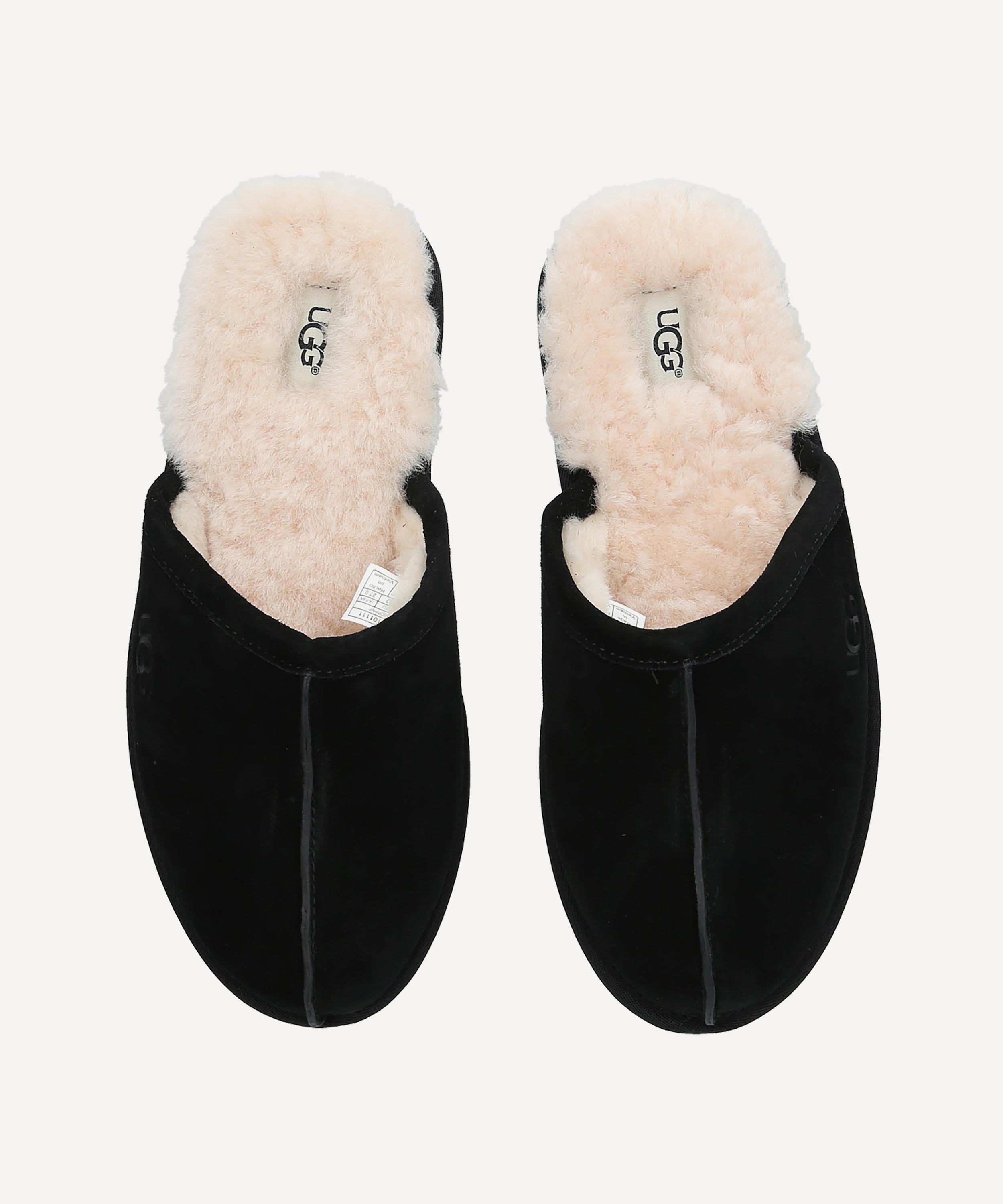 Ugg scuff all black slipper sale