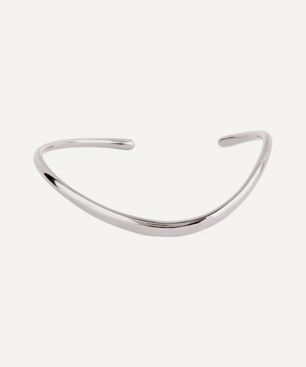 Dinny Hall - Silver Wave Cuff Bracelet image number null