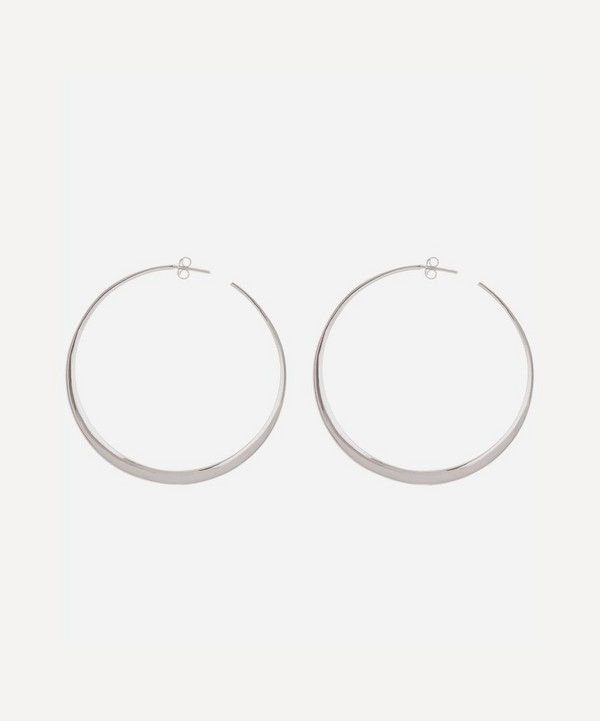 Dinny Hall - Silver Signature Large Hoop Earrings image number null