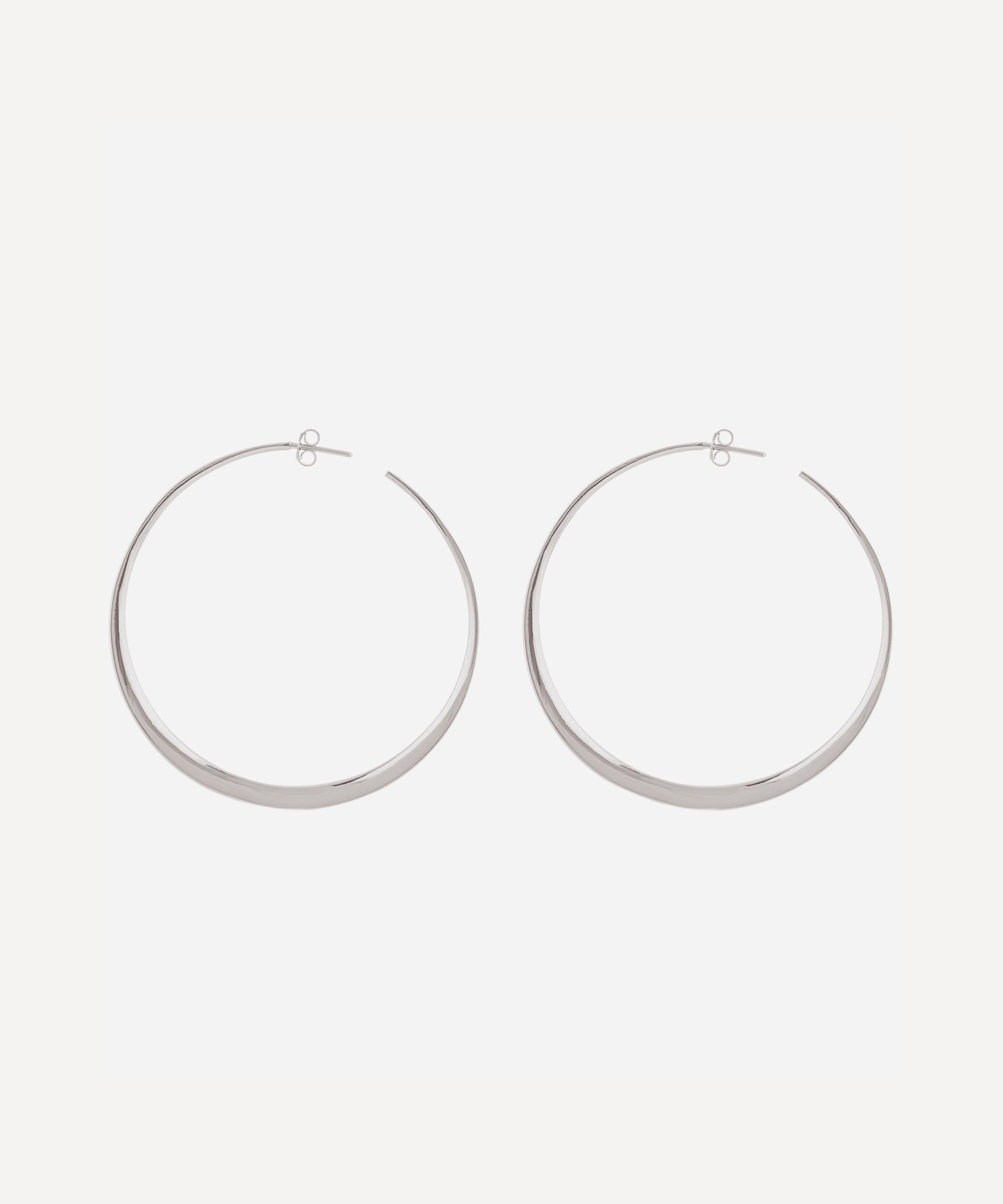Dinny Hall - Silver Signature Large Hoop Earrings