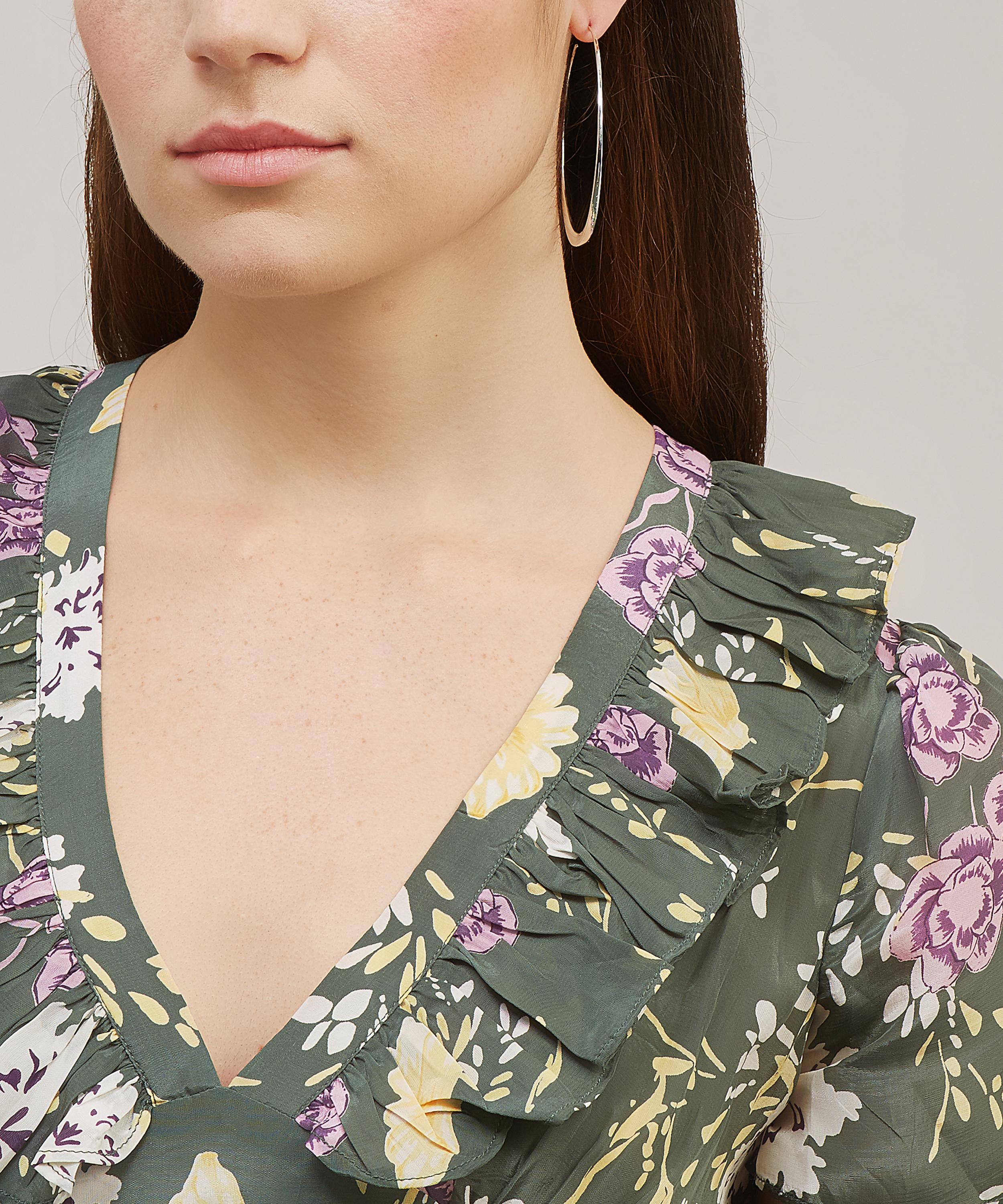 Dinny Hall - Silver Signature Large Hoop Earrings image number 1