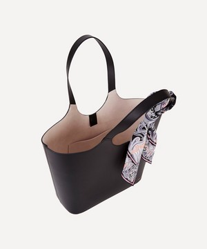 Liberty - Audrey Leather Tote Bag with Ianthe Silk Scarf image number 4