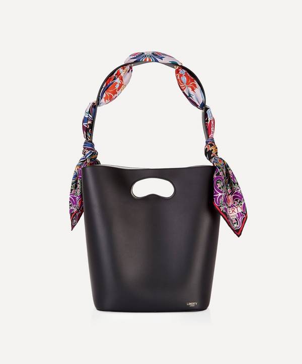 Liberty - Sophia Leather Bucket Bag with Albany Silk Scarf
