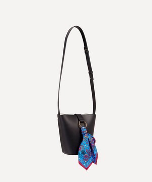 Liberty - Brigitte Leather Mini Bucket Bag with Lodden Silk Scarf image number 1