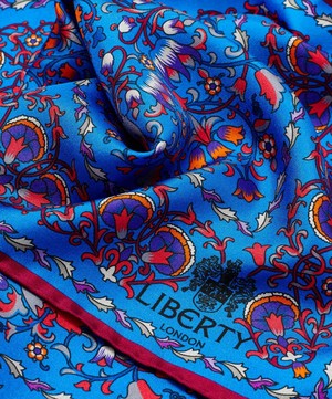 Liberty - Brigitte Leather Mini Bucket Bag with Lodden Silk Scarf image number 6
