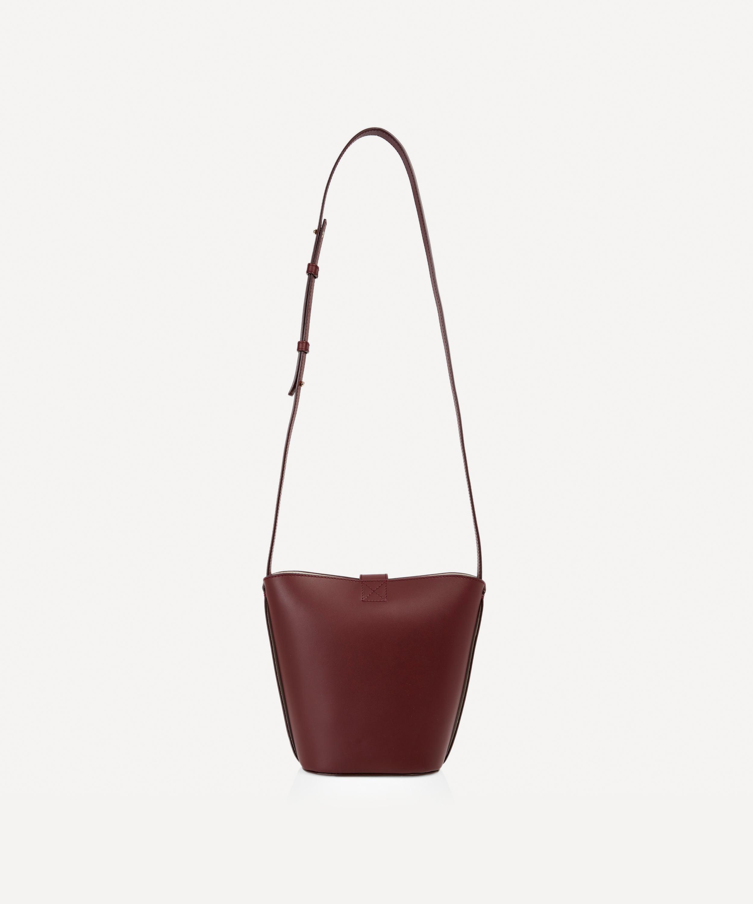 Liberty - Brigitte Leather Mini Bucket Bag with Lodden Silk Scarf image number 2