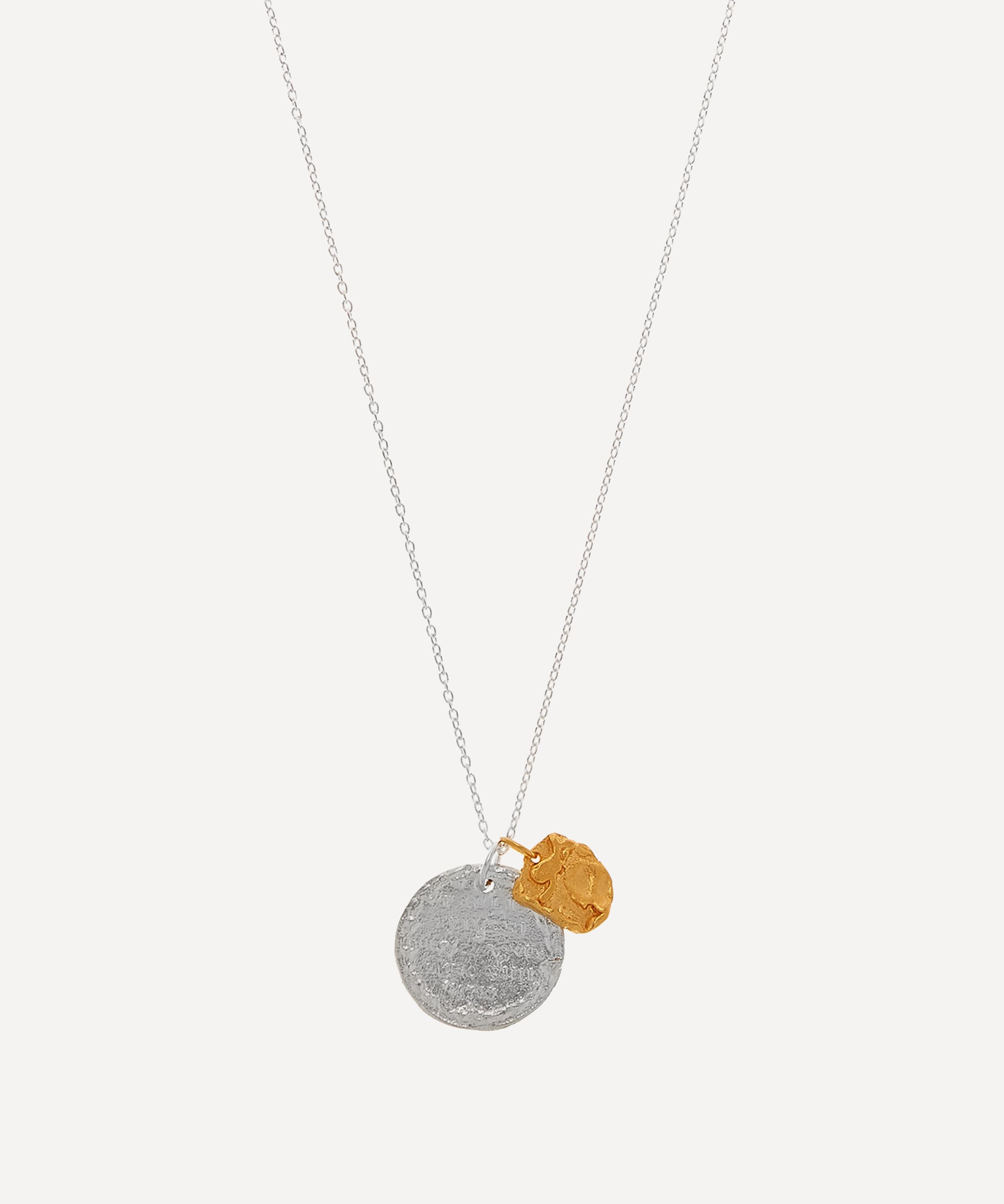 Alighieri - Silver and Gold-Plated La Collisione Necklace image number 0