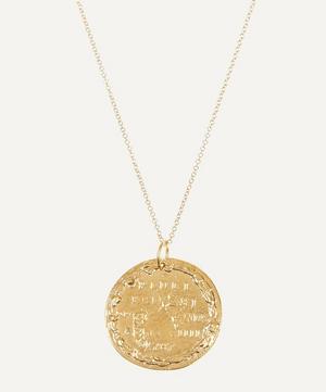 Alighieri - Gold-Plated Il Leone Medallion Necklace image number 2