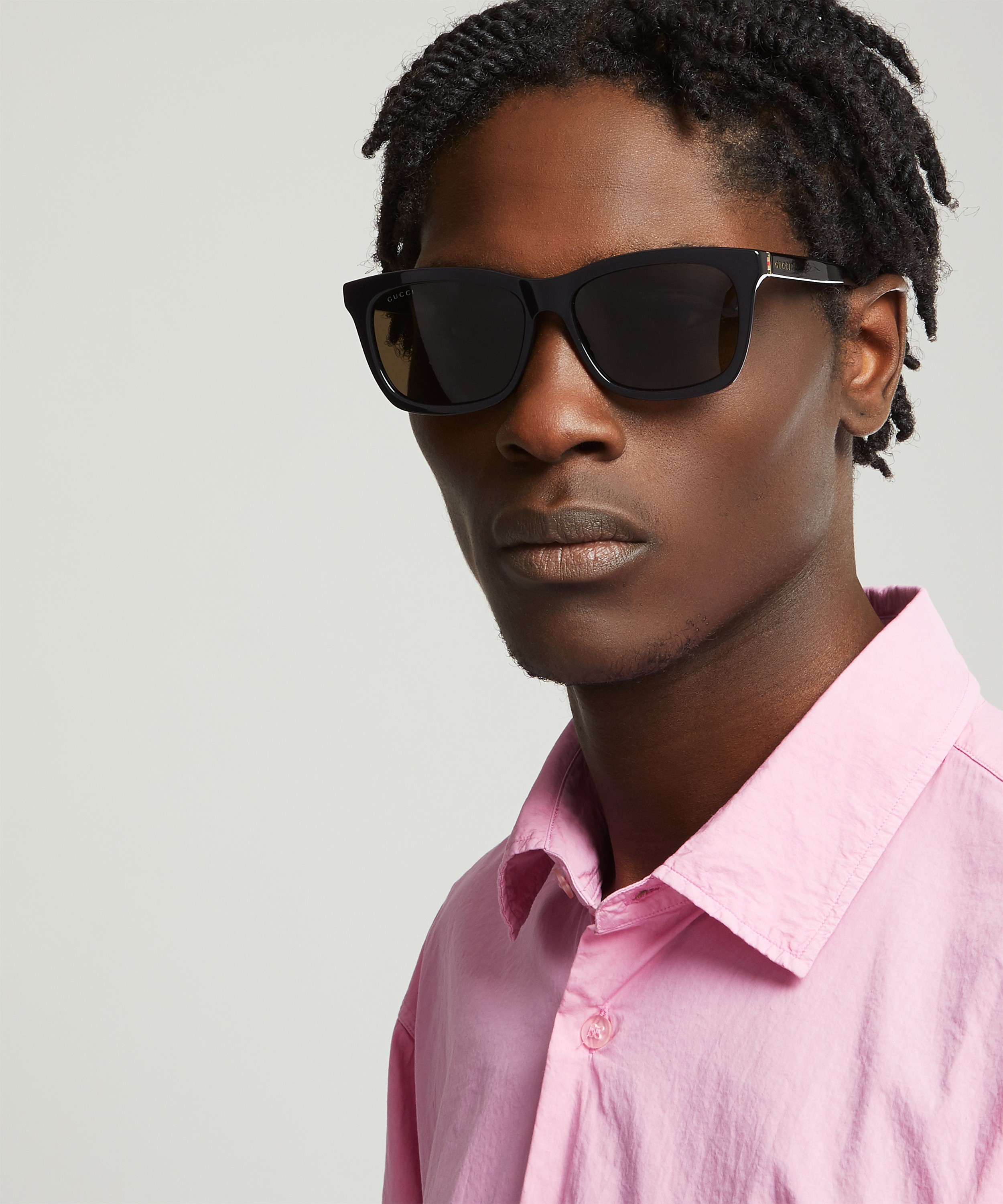 Gucci - Rectangular Acetate Sunglasses image number 1