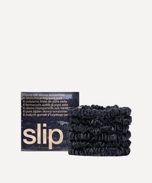 Skinny Silk Scrunchies Pack of 6
