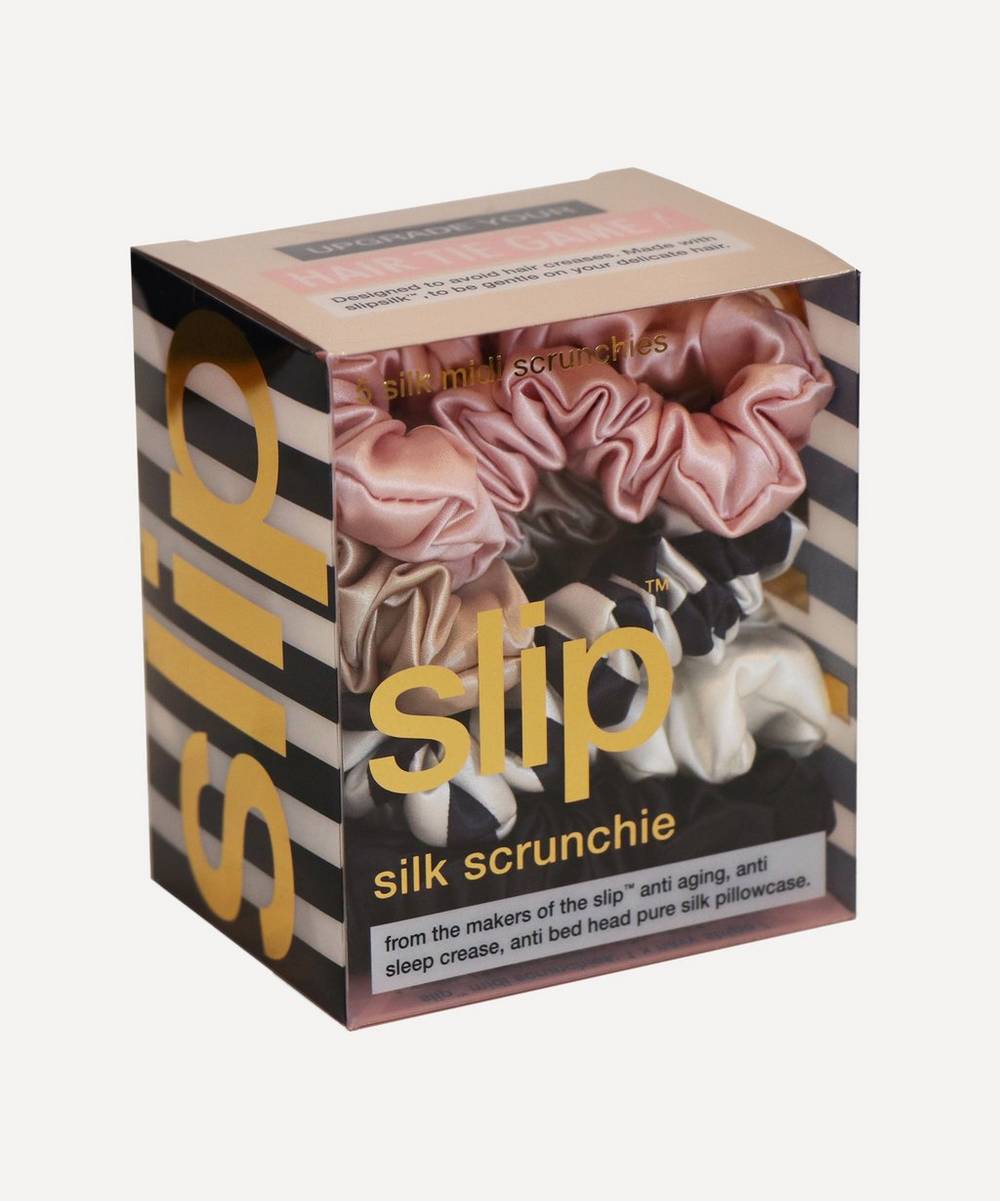 Slip - Midi Silk Scrunchies Pack of 5