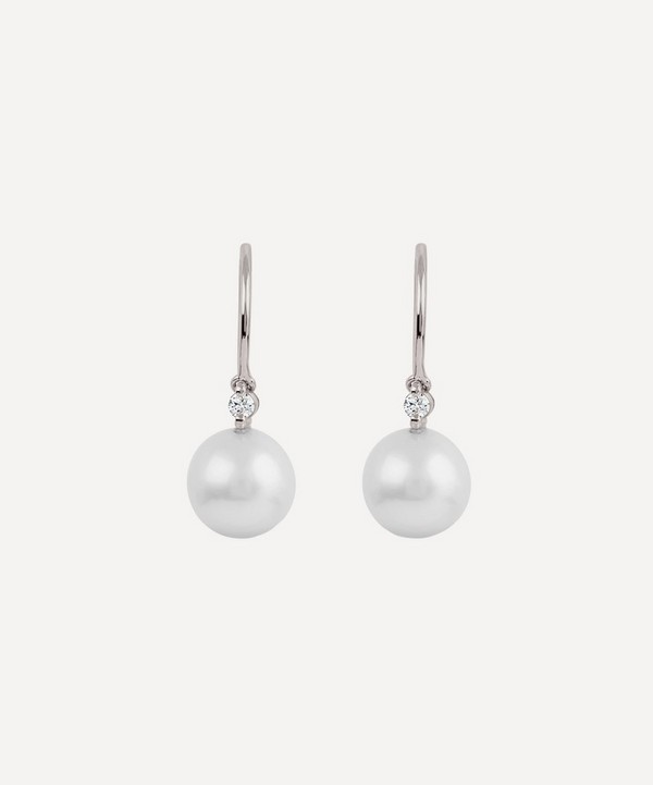 Dinny Hall - 14ct Gold Shuga Pearl and Diamond Drop Earrings image number null