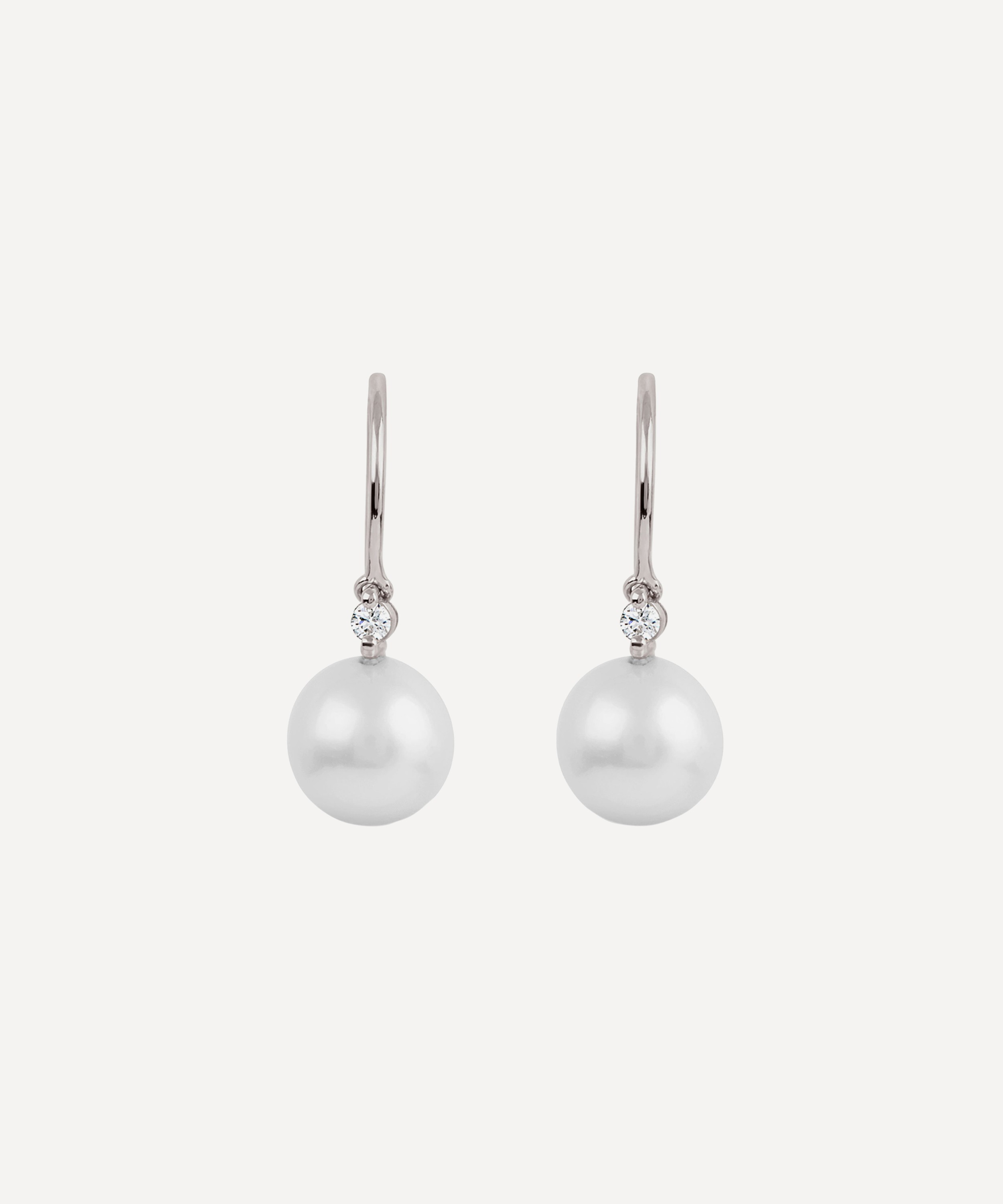 Dinny Hall - 14ct Gold Shuga Pearl and Diamond Drop Earrings image number 0