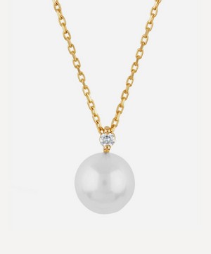 Dinny Hall - 14ct Gold Shuga Pearl and Diamond Pendant Necklace image number 0