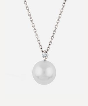 Dinny Hall - 14ct White Gold Shuga Pearl and Diamond Pendant Necklace image number 0