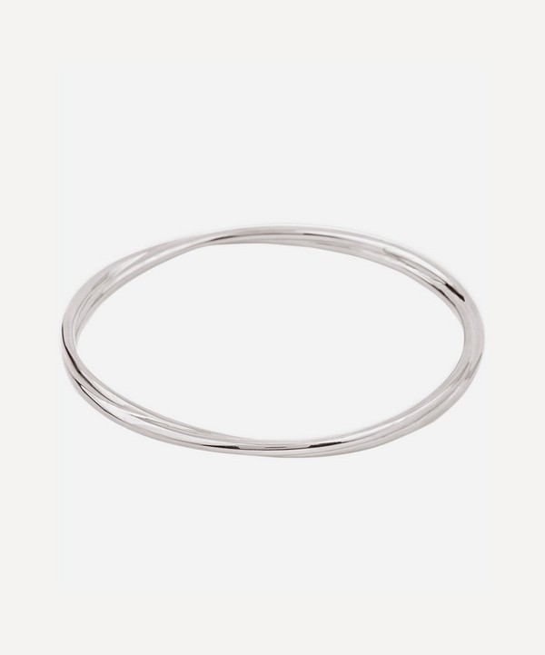 Dinny Hall - Silver Twist Bangle image number null