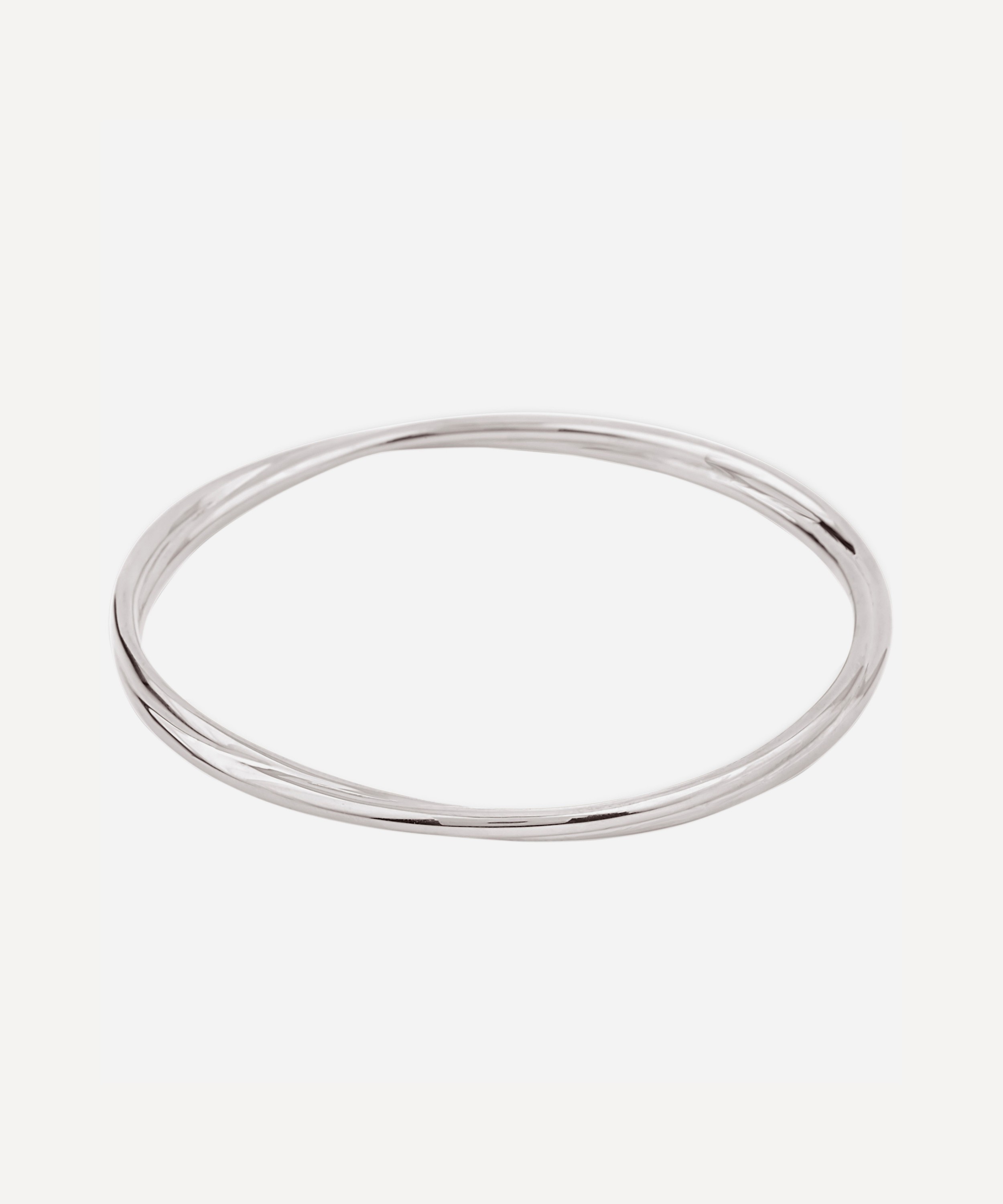 Dinny Hall - Silver Twist Bangle image number null