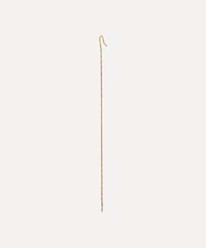 Atelier VM - 18ct Gold Cashmere Single Chain Drop Earring image number 2
